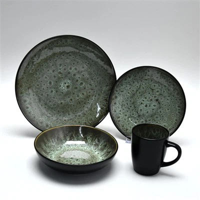 Reactive Glaze Dinner Set