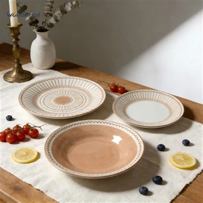Terracotta Sunburst keramički pribor za jelo